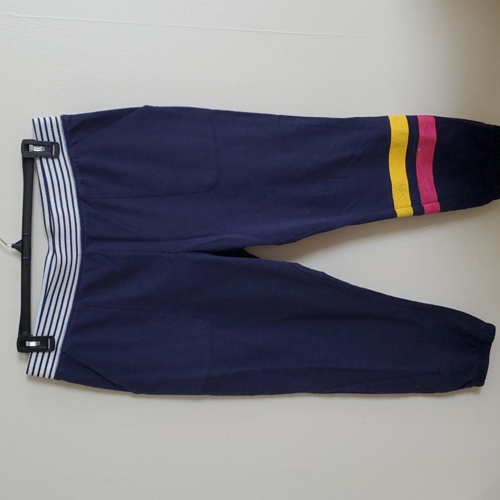 Navy And Stripe Joggers